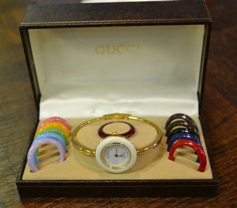 gucci vintage watch set